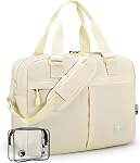 BAGZY 6x13x17 inch Article personnel Sac de voyage Sacs de week-end d'avion pour femmes extensible 40x30x15cm Sac personnel avec poche humide Transporter sur bagages pour avions Sacs à dos hommes nuit, bleu de l'hôpital
