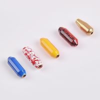 Vista 6 de OROOTL Fishing Spinner Lure Bodies Kit, Brass Lure Bodies for Spinner Making Painted Lure Weights Fish Eye Beads Assortment Inline Spinnerbaits