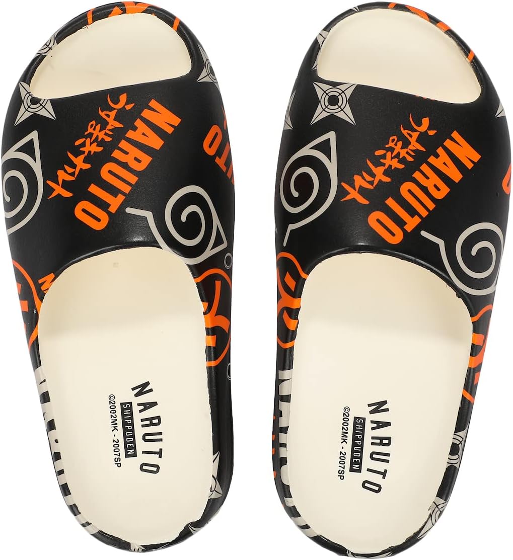 Bioworld Naruto Shippuden Toss Icons Men’s Slides