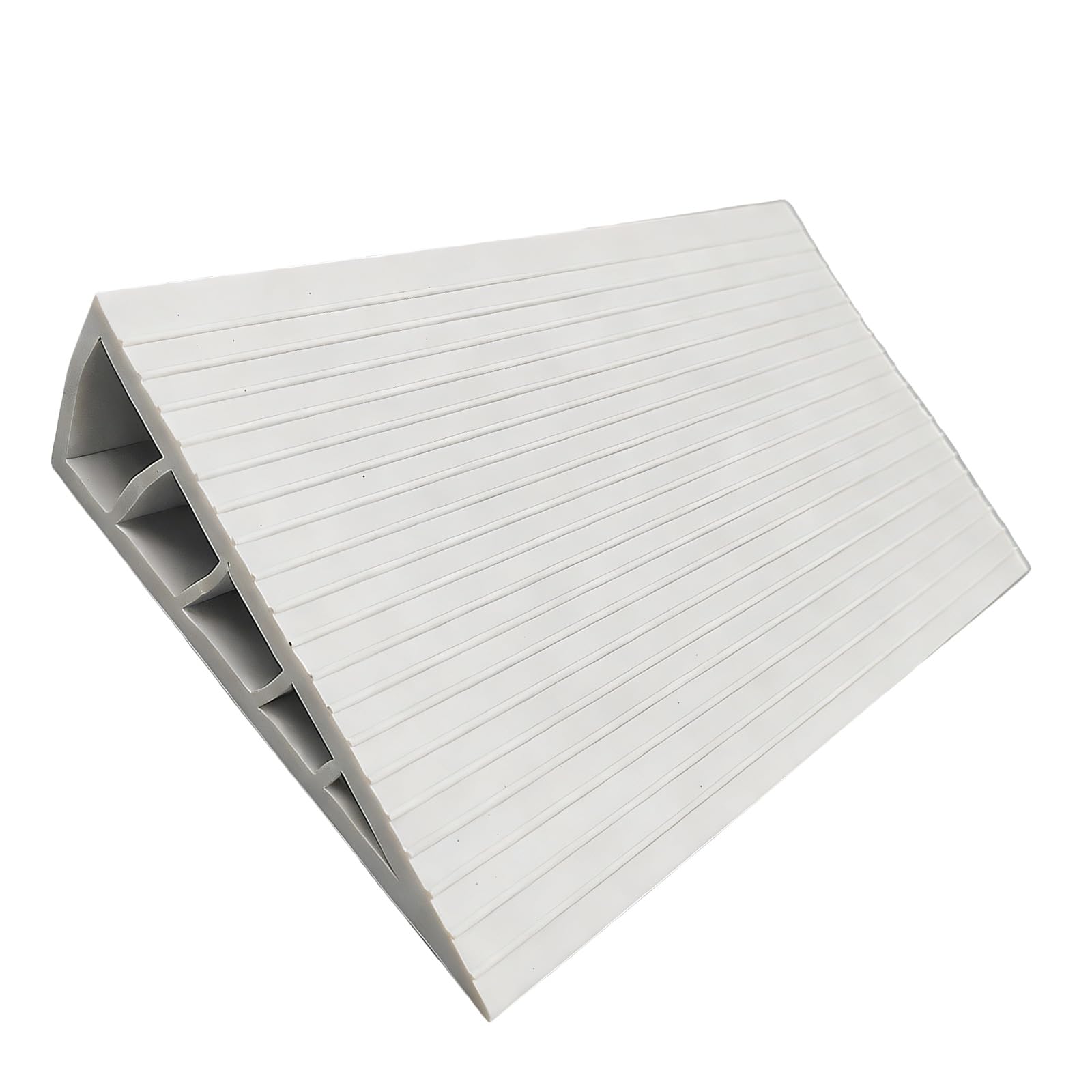 Adhesive PVC Threshold Ramps, Cuttable Design for Wheelchair Indoor Outdoor Use with Nonslip Easy Install Wheelchairs Ramps with Adhesive