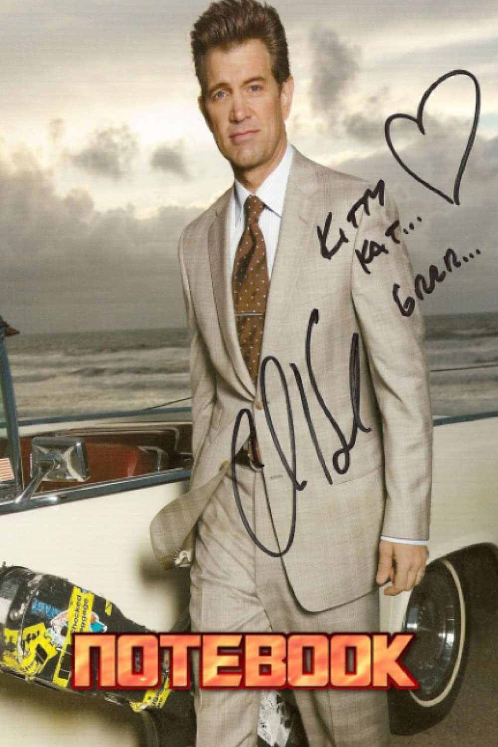 Notebook:Chris Isaak-College Rule Lined Writing your Ideas and Notes, Scholl Notebook Journal for Fan - Thankgivings Notebook #96