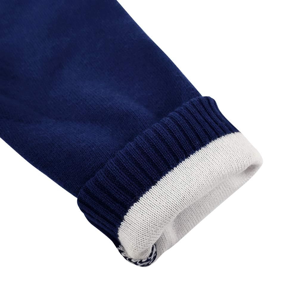 JiAmy Dziecięcy świąteczny sweter świąteczny sweter bluzy dla dziewczynek chłopców, J, 2 lat