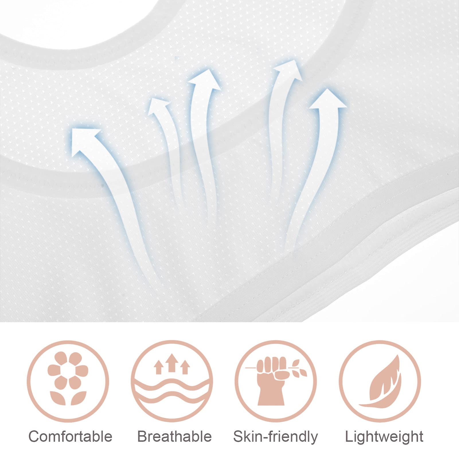 DOITOOL Gilet anti-transpiration respirant et lavable sous les aisselles pour femmes et filles