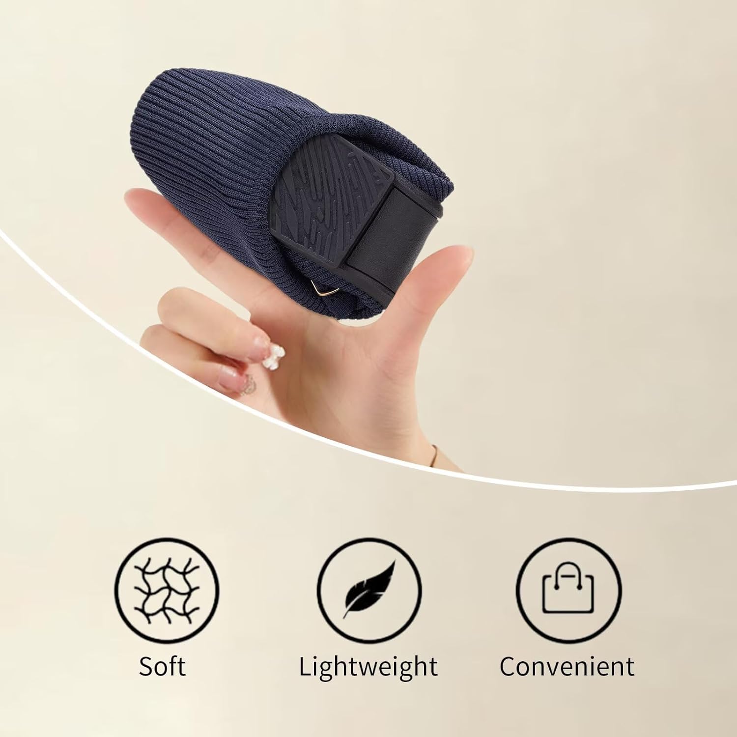 Frank Mully Women's Flats Square Toe Mary Jane Shoes Ballet Flats with Strap Comfortable Slip On Knit Shoes Dressy Casual