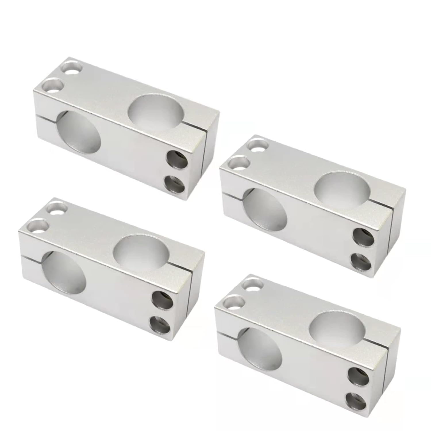 4PCS Aluminum Alloy Linear Motion Rail Guide Cross-Type Connector for 12mm x 12mm Diameter Shaft