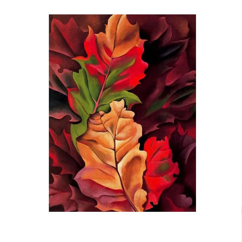 SSLDP LFHLI Georgia O'Keeffe Aesthetic Poster Retro Flower Wall Art Georgia O'Keeffe Canvas Painting And Prints Home Decor Picture 50x70cm No Frame