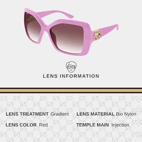 Miniatura 4 de Gucci GG2015S WrapAround GG Interlocking Logo Sunglasses wih Luxury Eyewear Kit