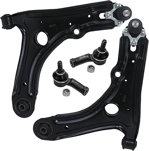 Miniatura 47 de Detroit Axle - Kit de brazos de control delanteros de 4 piezas para Nissan Cube 2009-2014, Nissan Versa 2007-2012 2 brazos de control inferiores con