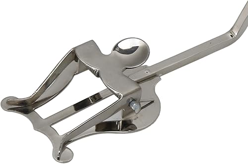 Miniatura 5 de Yibuy Sax Abrazadera Clip Lira para Saxofón Alto Tenor Banda Para Marcha Clips Plata