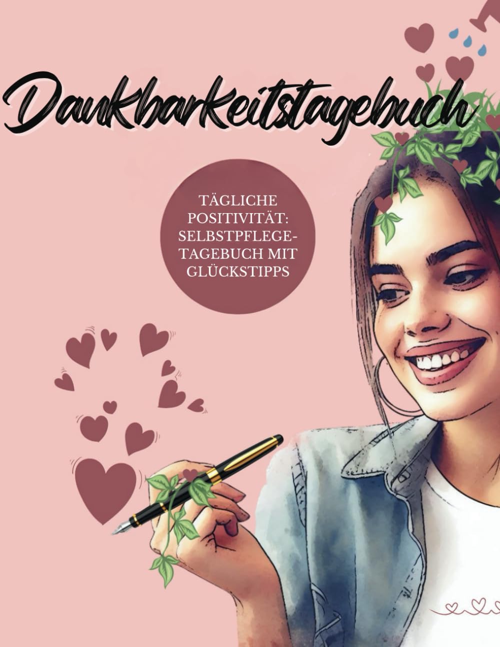 Dankbarkeitstagebuch: Tägliche positive Selbstfürsorge für Frauen mit Glücksgefühlen: Förderung von Freude und Wohlbefinden durch tägliche Reflexion und Ermächtigung (German Edition)