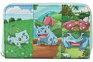 Loungefly Pokemon Bulbasaur Evolution Zip Around Wallet: A Perfect Valentine's Day Gift for Pokemon Fans