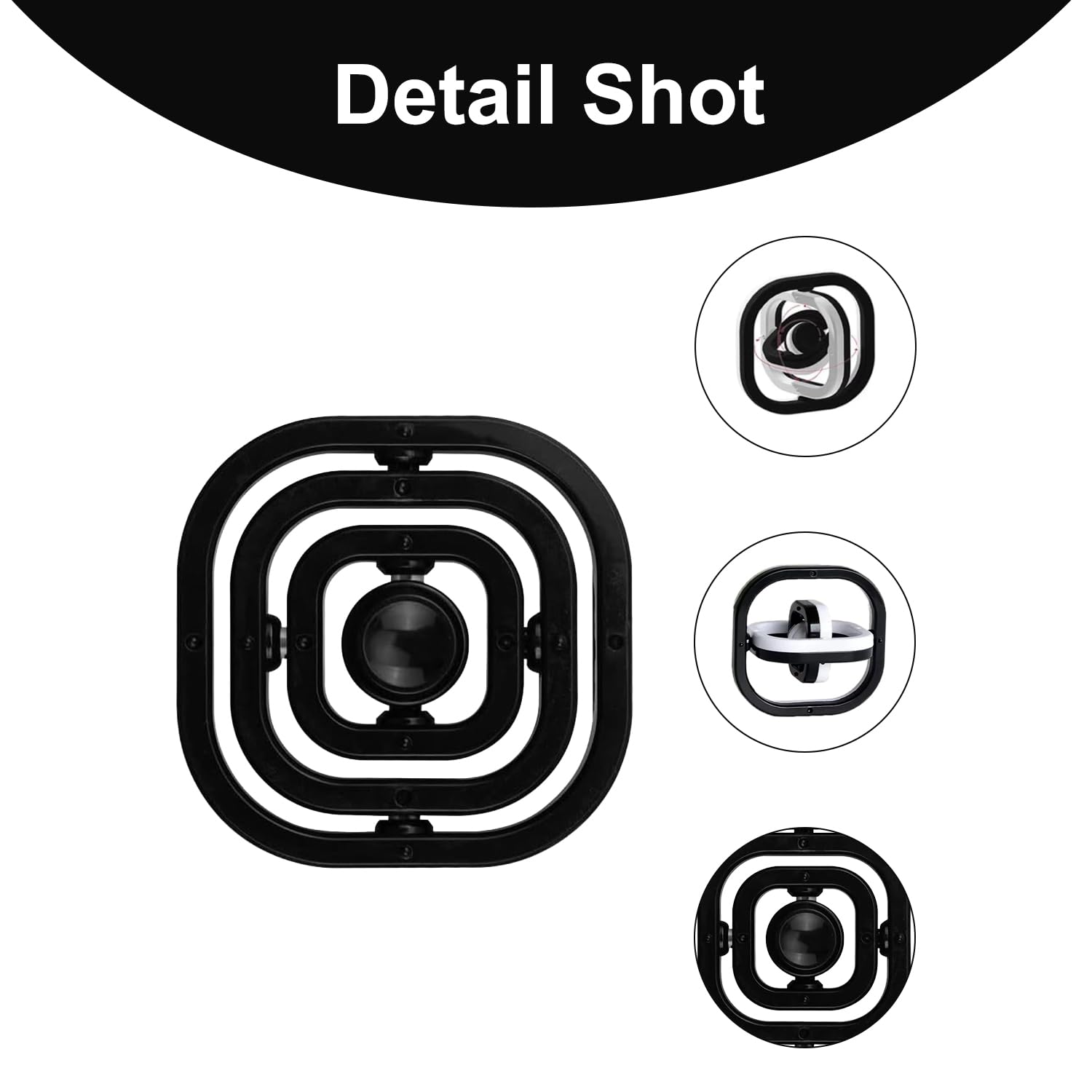 Hopzab 2 Pcs 3D Infinite Flip Fidget Spinner Fidget Toys Sensory Toys for ADHD Autism,Stress Anxiety Relief Killing Time,Kids Adults Elders - Image 3