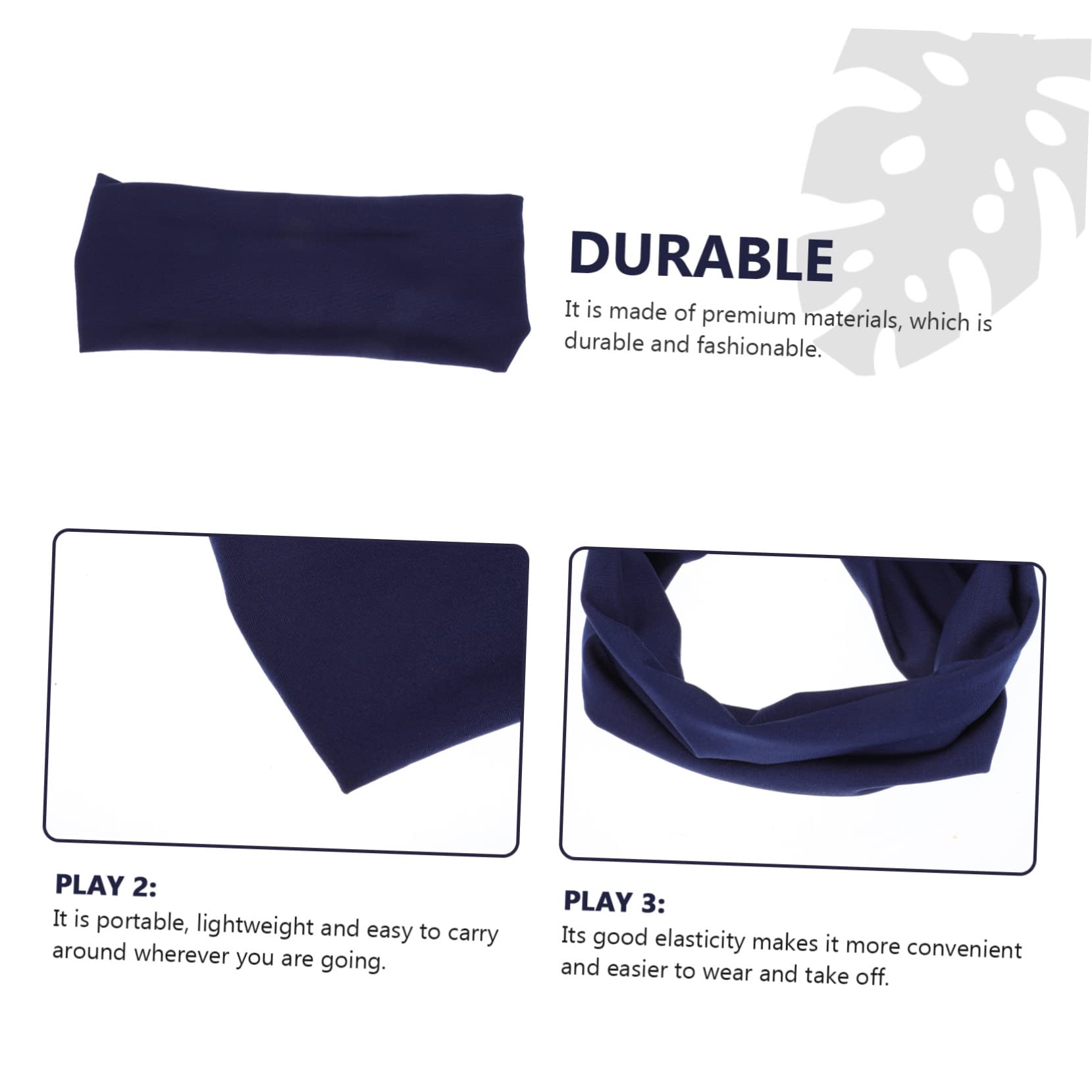minkissy 12 fasce sportive per capelli da donna eleganti fasce per capelli da donna fasce per capelli turbante per uomo cravatte per capelli da donna fascia per il sudore in poliestere accessori per