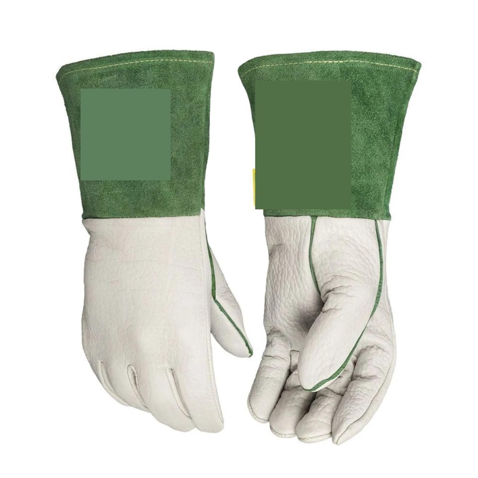 Delantal de soldador, Guantes de trabajo for soldadura de cuero de vaca flor, protección contra arcos eléctricos.