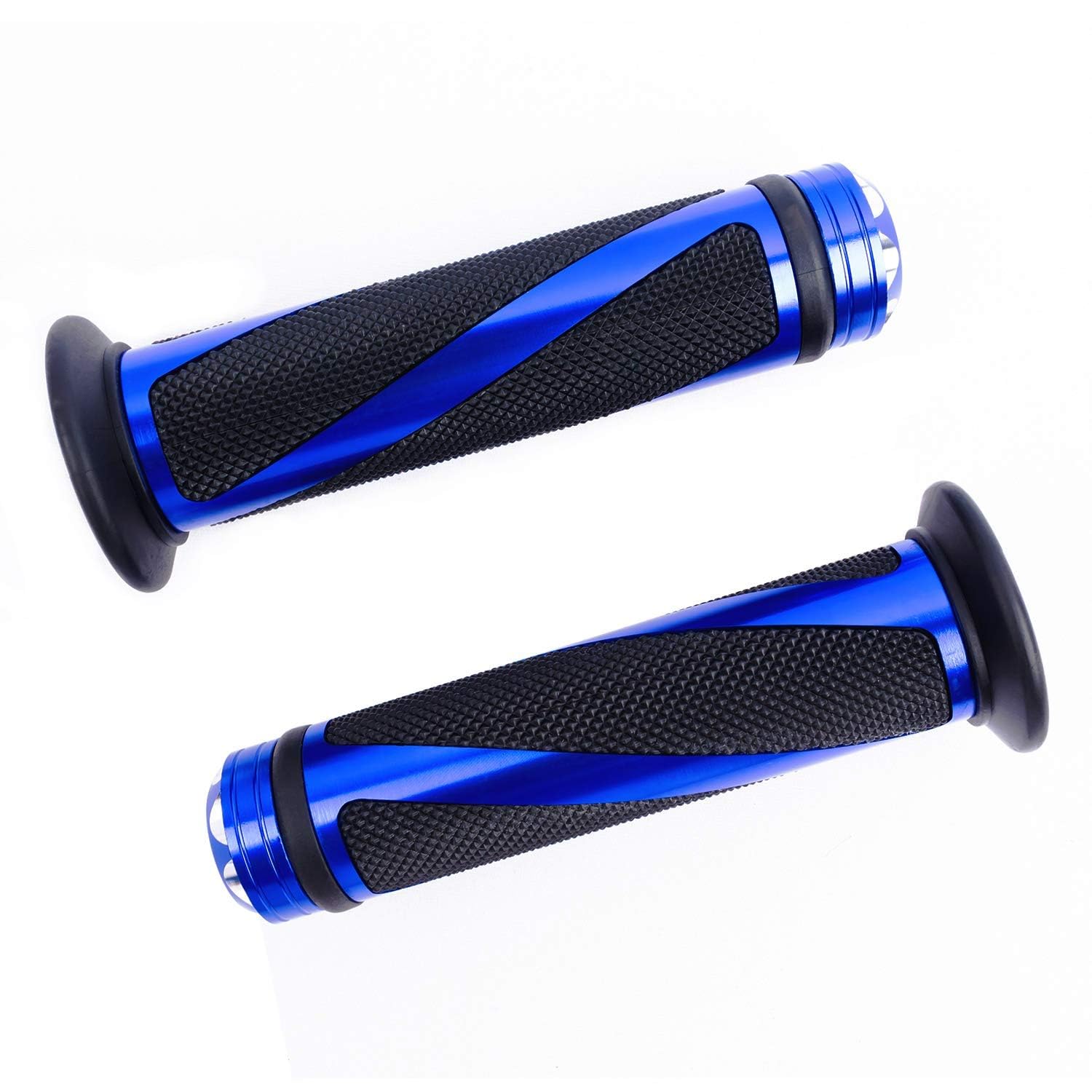 CIHTFEZI Motorcycle Grips Suitable for Yamaha Nmax155 Nmax125 NMAX 125 155XMAX 300 MT15 Handlebar Non-Slip Grips,normal-2 Blue