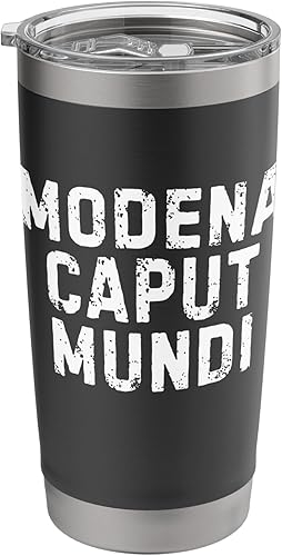 Modena Caput Mundi - Vaso aislado de acero inoxidable para hombre y mujer