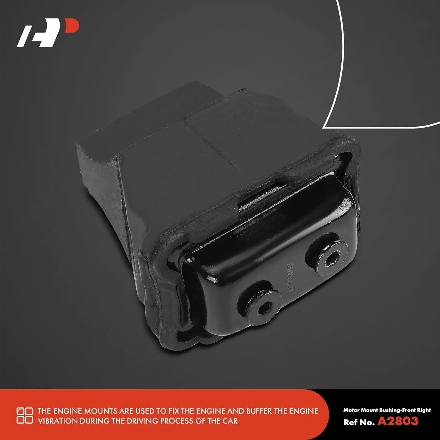 A-Premium 2PCS Engine Mount Bushing and Torque Strut Mount Kit Compatible with Chevrolet Cavalier & Pontiac Sunfire, 1995-2002, 2.2L 2.3L 2.4L, Replace# 22145446, 22174912