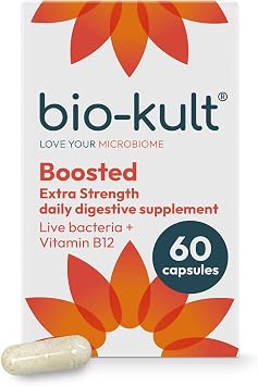 Bio-Kult Boosted Supplement, 14 Live Strains, Vitamin B12, 60 Capsules