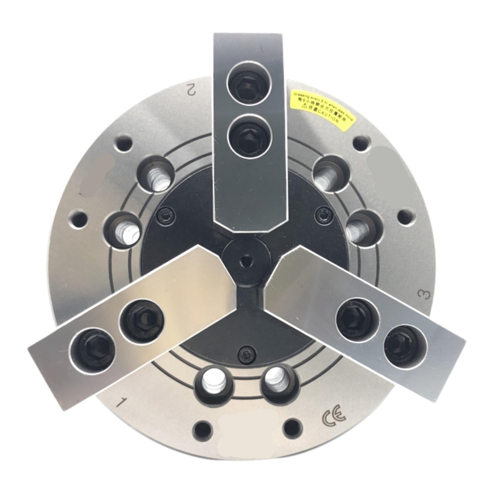 Zhongshi uchwyt hydrauliczny z trzema pazurami 15 cm 20.3 cm 2,570.5 cm hydrauliczny uchwyt mocujący uchwyt tokarski CNC (trzy pazury 15.2 cm 3N-06 kołnierz A5)