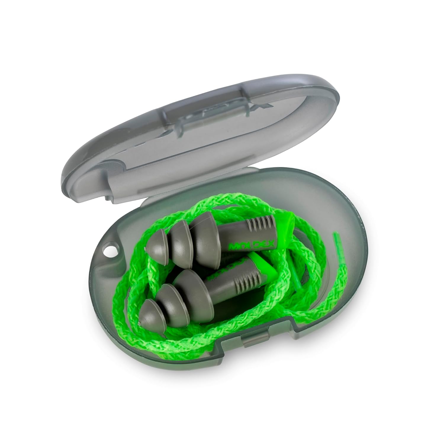 Moldex Alphas™Reusable Earplug w/Cloth Cord (unattached) in Pocket-Pak Plus 6434, NRR 27dB