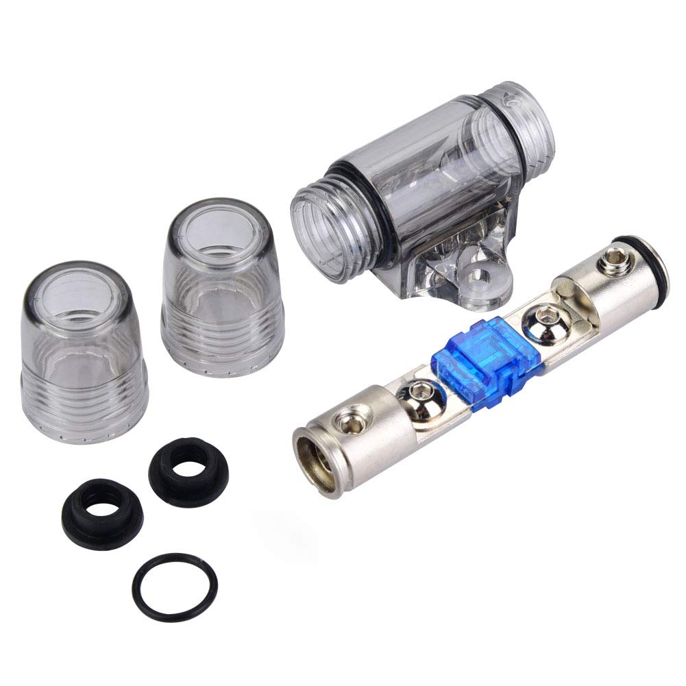 Portafusibile Impermeabile AGU 60A - 2 Pezzi Con Fusibili, Per Auto Audio E Amplificatori - Foto 7