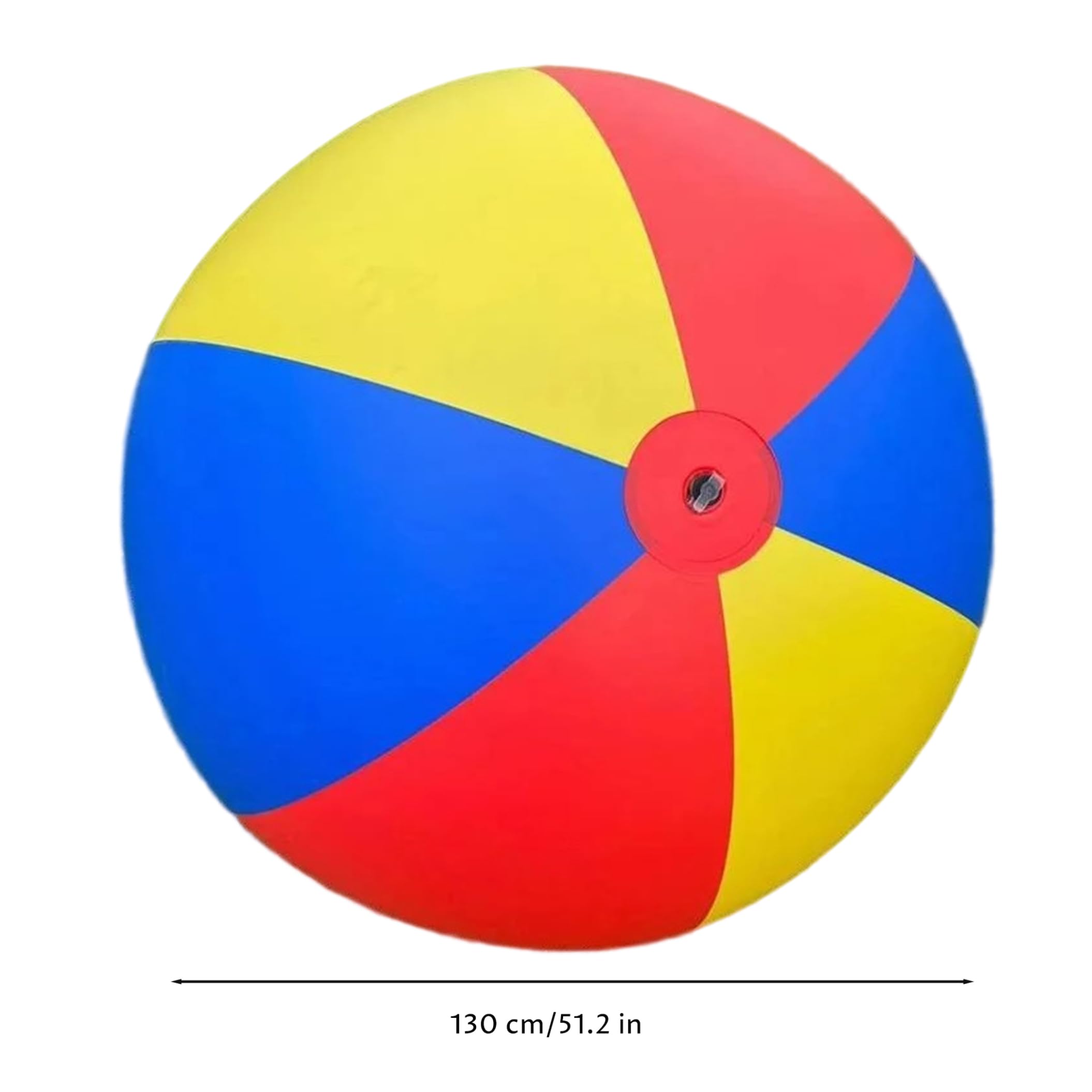 Pallone Gonfiabile Gigante Pallone da Spiaggia Gonfiabile Gigante da 51 Pollici Grandi palloni da Spiaggia in PVC Morbido Ideali per i Bambini - Rosso Giallo Blu
