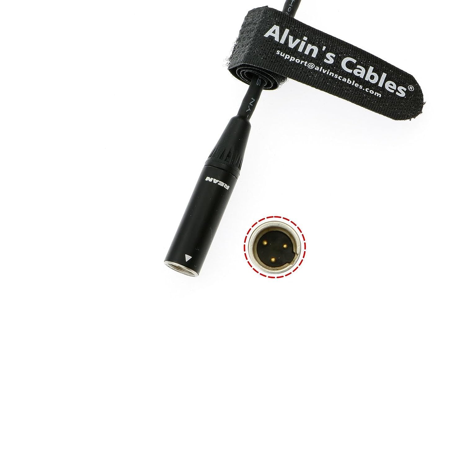 Alvin's Cables Mini XLR 3 Pin Male to XLR 3 Pin Female Coiled Audio Cable for Blackmagic Pocket Cinema Camera BMPCC 4K/6K - Image 2