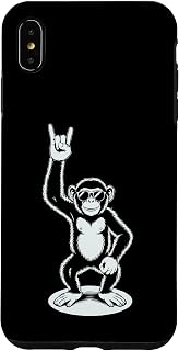Chimp Chimpanzee Punk Rock Rocker Heavy Metal Case for iPhone Xs Max