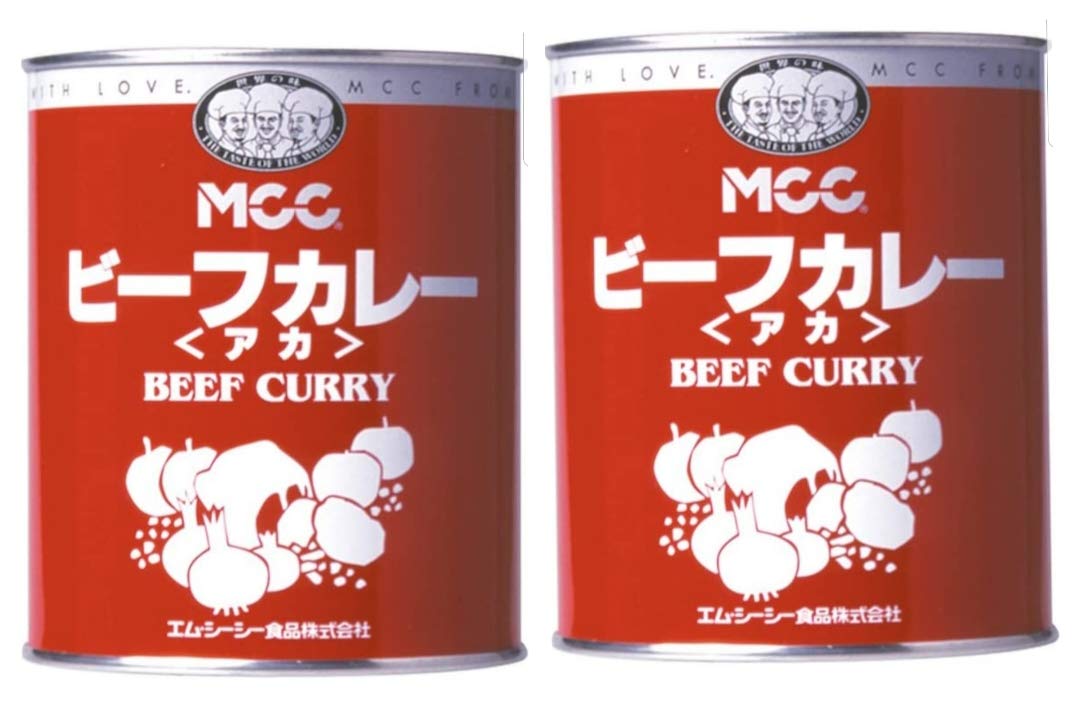 Amazon.co.jp: 【常温】 mcc食品 ビーフカレー アカ 2号缶 840g×2缶