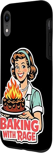 Miniatura 2 de Baking with Rage Retro 1950s Housewife Pop Art Humor Case for iPhone XR