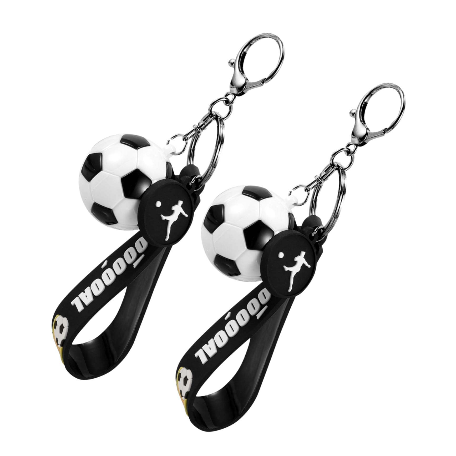 PACKOVE 10pezzi Portachiavi Pallone Ciondolo Decorativo Per Borse Per Appassionati Per Compleanni e