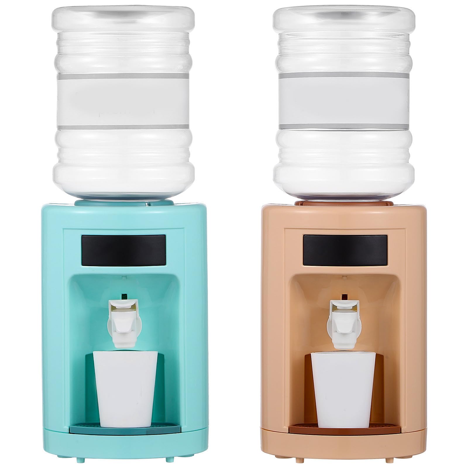 2 Piezas Dispensador de Agua en Miniatura de Plástico
