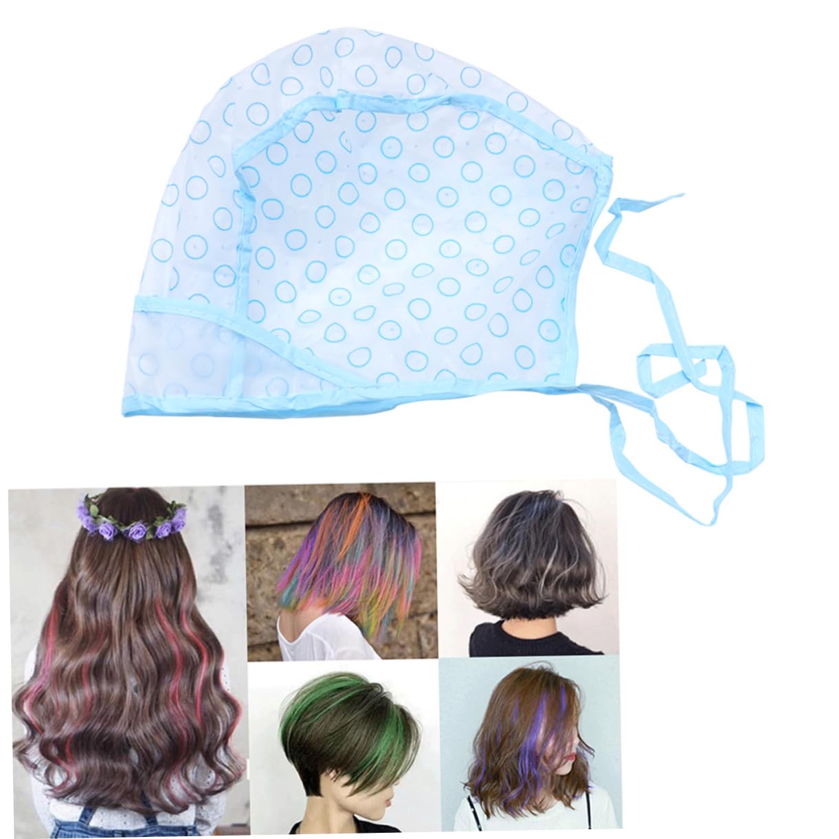 Beavorty 24piezas Gorro Reutilizable Para Teñir Cabello Capuchón De Coloración Herramientas De Salón Para Destacar y Tinte Para Barberías y Uso Doméstico