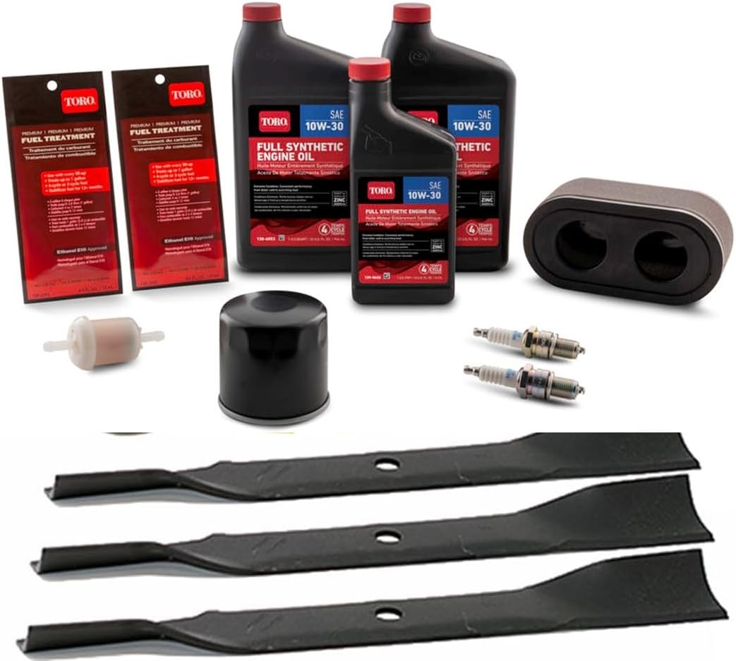The Mower Shop 50 IN TimeCutter SS & MX Tune-Up Kit for LCP V Twin Engines (Synthetic Oil)
