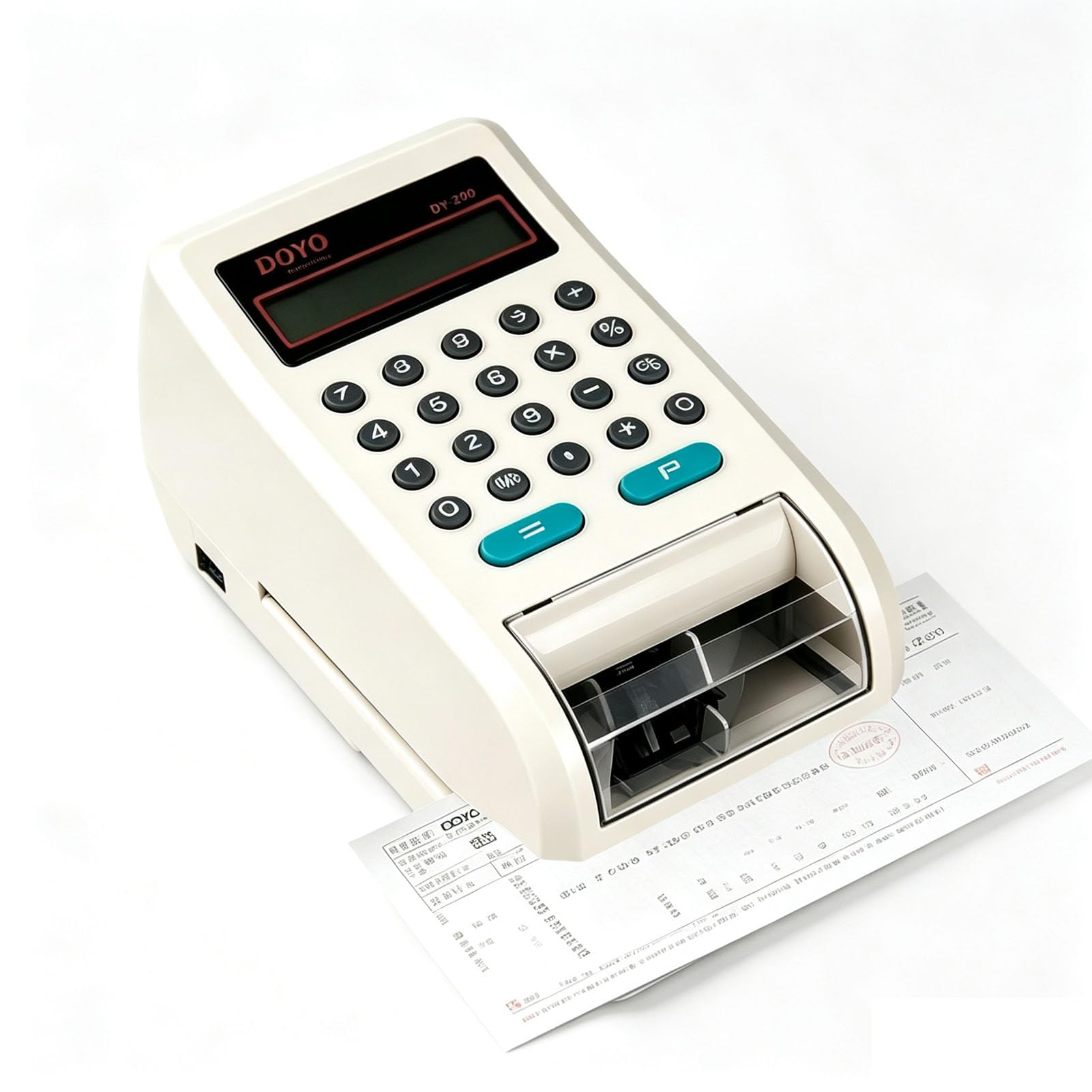 Impresora de cheques eléctrica, Impresora de monto con Letras en Relieve