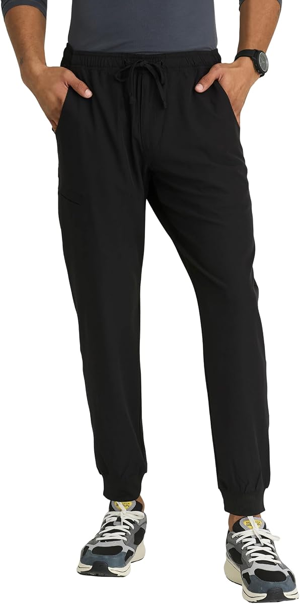 BARCO Skechers Vitality Crew Scrub Jogger para hombre - Pantalón cargo médico, elástico en 4 direcciones, tejido sostenible para hombre