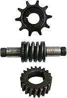 Vista 4 de JRL Eje de embrague y engranaje de bicicleta de empuje y piñón de transmisión para bicicleta motorizada de 66cc 80cc