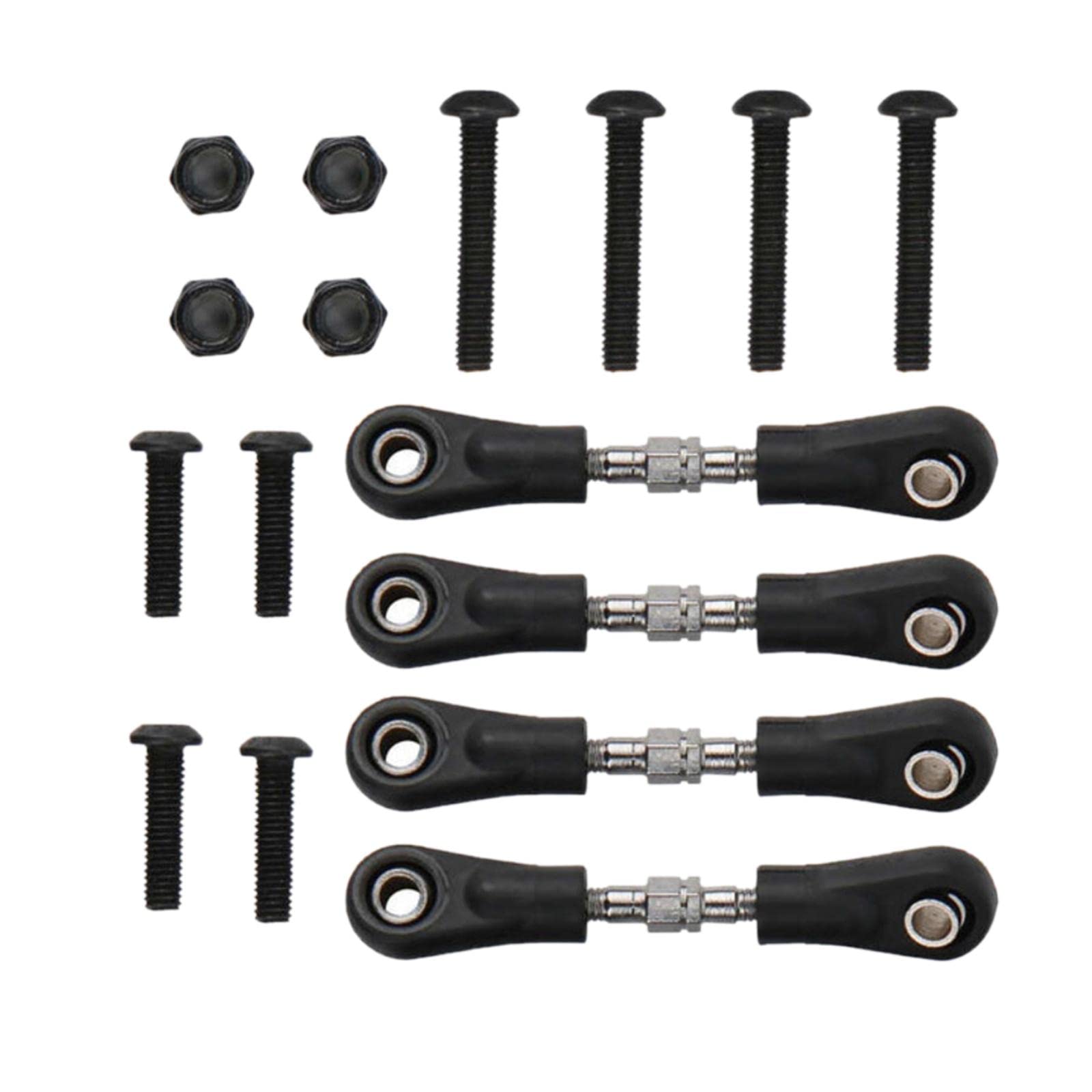 4Pcs/Set Rc Adjustable Steering Rod for Hsp 1:10 Rc Car Truck 46Mm-55Mm-image-46