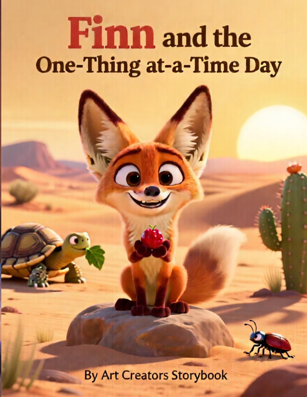 Finn and the One-Thing-at-a-Time Day: A Gentle Story About Focus, Patience, and Doing One Thing at a Time for Ages 3–7 (Finn the Fennec Fox: Focus & Listening Social-Emotional Learning Series)