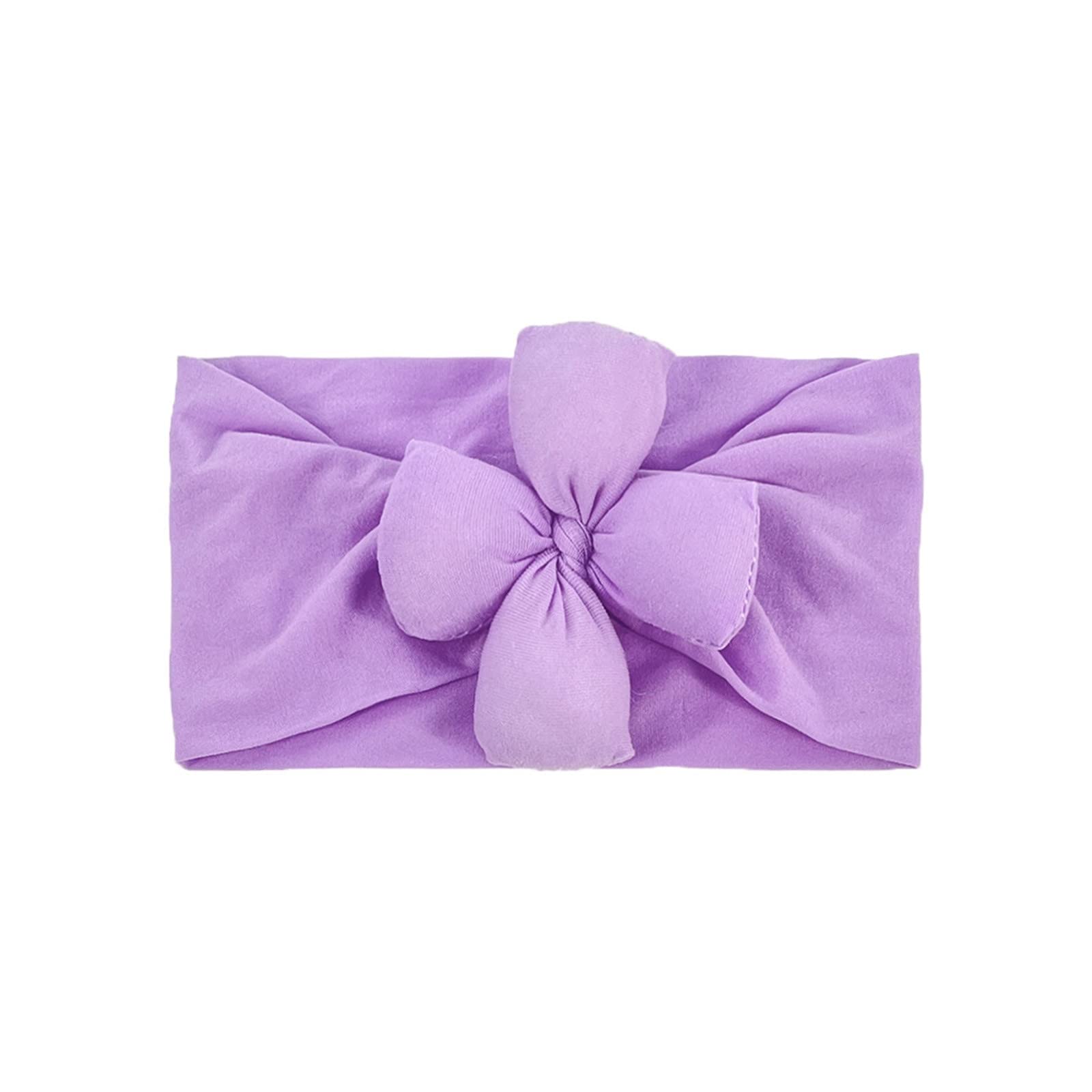 Baby Girl Headbands Stretchy Soft Head Wrap Newborn Baby Girls Headbands with Hair Bows