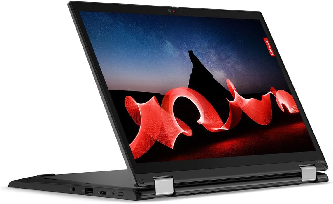 Lenovo ThinkPad L13 Yoga Gen 4 13.3″ WUXGA 2-in-1 Touchscreen Laptop, Intel Core i7-1355U 1.7GHz, 16GB RAM, 512GB SSD, Windows 11 Pro, Thunder Black Lenovo ThinkPad L13 Yoga Gen 4 13.3″ WUXGA 2-in-1 Touchscreen Laptop, Intel Core i7-1355U 1.7GHz, 16GB RAM, 512GB SSD, Windows 11 Pro, Thunder Black