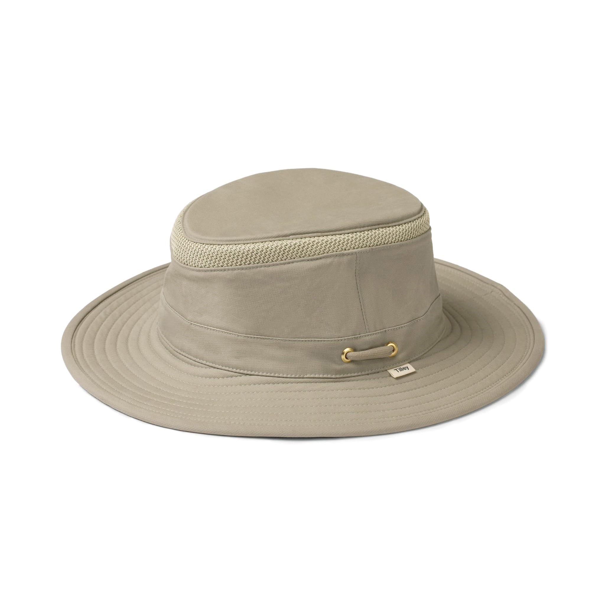 T5MO Adventure Airflo Hat UPF 50+ Men's Sun Hat, Khaki/Olive, 7 3/4