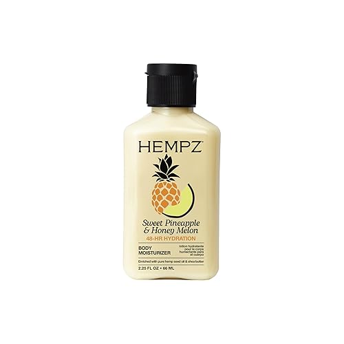 Hidratante corporal herbal Hempz, dulce de piña y miel de melón