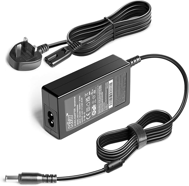 DC 14V Power Supply Cord Cable for Samsung CF390 CF391 CF398 CF591 LED LCD Monitor C22F390 C24F390FHR C27F390 C27R500FHR LC32R500FHR C27F591 S27D590C LS24D330HSX LF27G35TF LF24G33TFW Display Charger