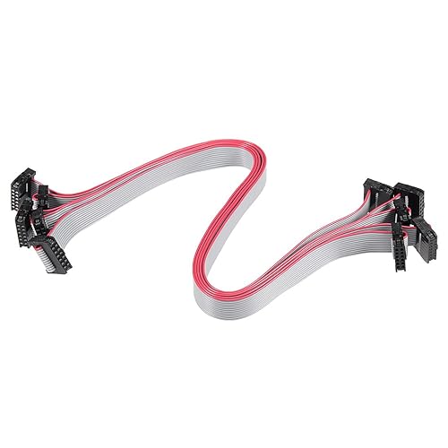 Miniatura 6 de uxcell IDC 16 pines conector plano cinta cable hembra longitud 11.8 in 0.079 in paso, 5 unids