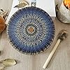 Shaman Drum 10 inch, Handmade Shamanic Drum with Drum Stick, Sound Healing Drum Instrument, Vintage Percussion Instruments Drums, Frame Drum for Meditation and Home Decoration #2