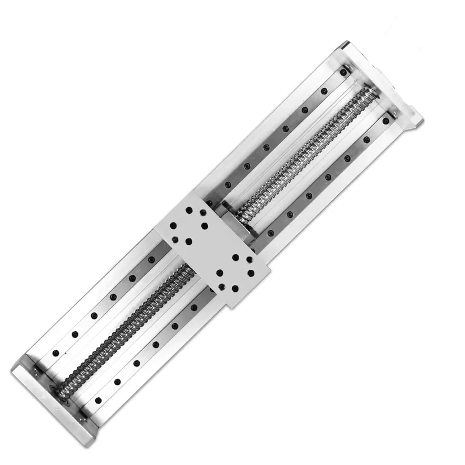 1*Double Linear Motion Rail Slide Stage 100-1000mm Effective with Ball Screw+ 1* Coupling +1Pcs Bracket(SFU1610 for 60 servo,Effective 1000mm)