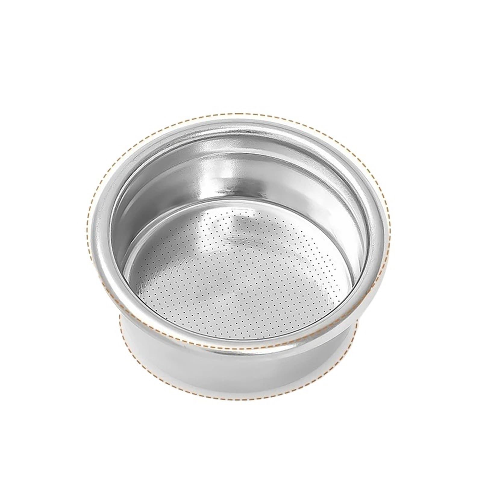 Cesta De Filtro De Café De 58MM, 15/18/20/22g, Repuesto De Acero Inoxidable For Portafiltro Sin Fondo, Herramientas De Espresso, Accesorios De Barista(22g 28mm basket)