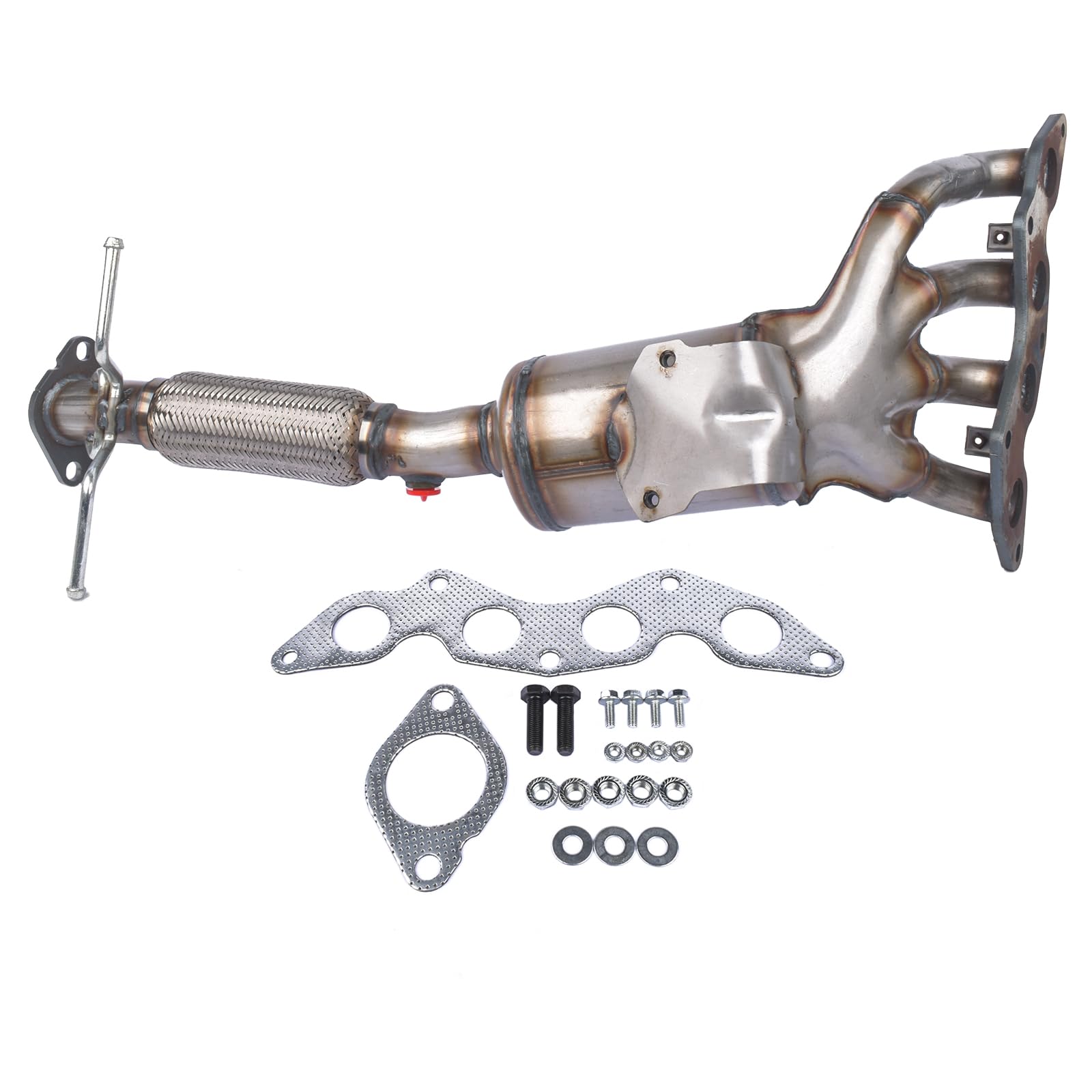 Colector del catalizador Compatible con Fo-rd Fo-cus 1.4i 1.6i 1.6Ti C-Max 1.6i Vo-lvo C30 S40 V50 1.6i 1253304 1257252 1855297 Mazonda