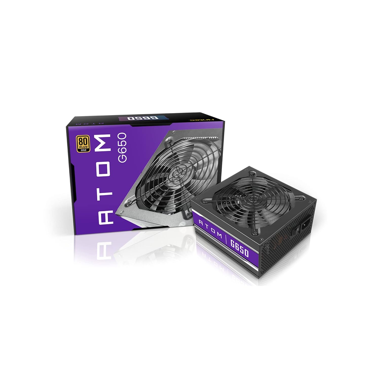 Antec G650 Gold 650 Watt 80 Plus Gold Certified Power Supply with Active Power Factor Correction (APFC) (G 650)